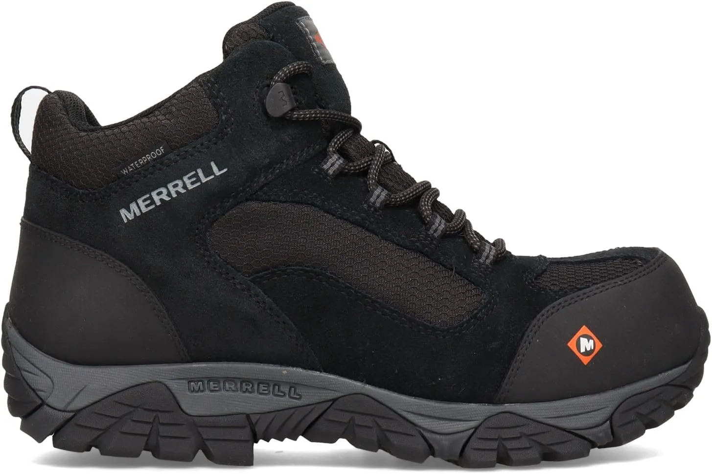 Merrell Work Men's Moab Onset Mid Waterproof Composite Toe Construction Boot