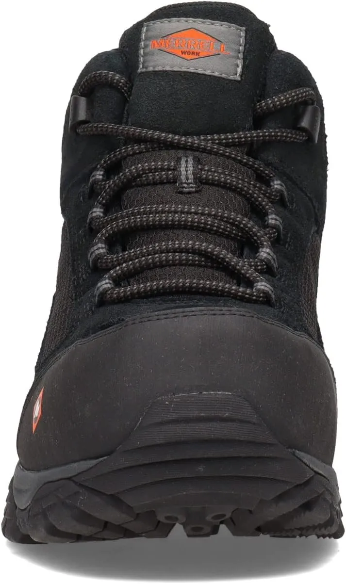 Merrell Work Men's Moab Onset Mid Waterproof Composite Toe Construction Boot