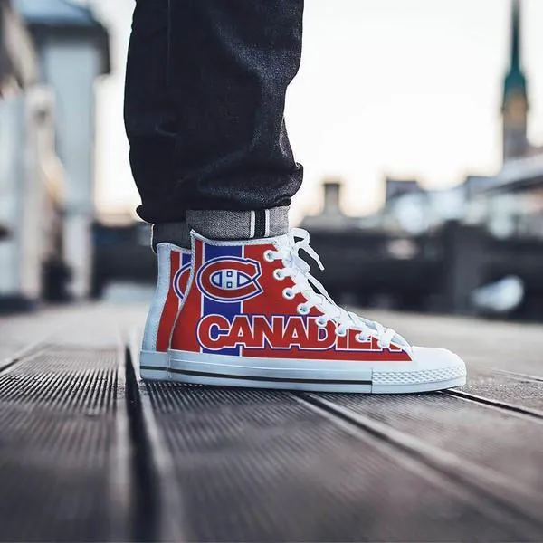 montreal canadiens mens high top sneakers high top