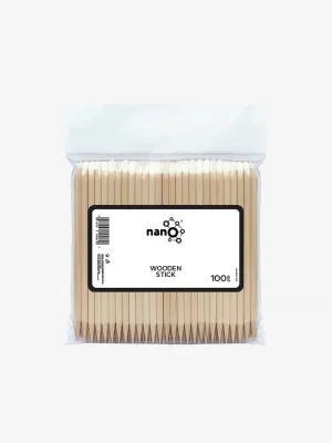 Nano® Cuticle Wooden Pusher Stick (100pcs)
