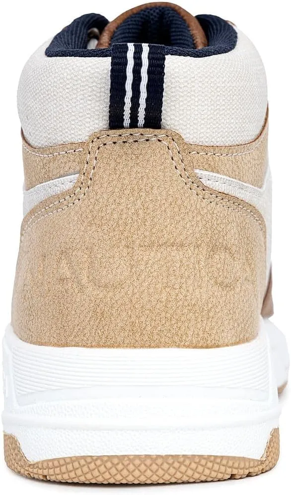 Nautica Kids Sneaker: Lace-Up Fashion Shoe with Boot-Like High Top Design for Boys and Girls (Big Kid/Little Kid Sizes) - Horizon