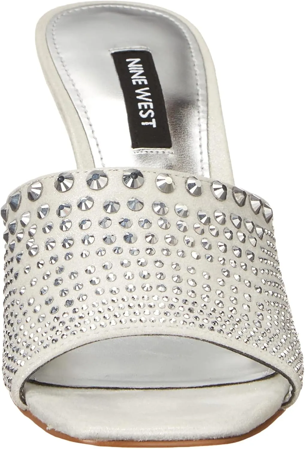 Nine West Women's Ziptip Rhinestone Heeled Sandal