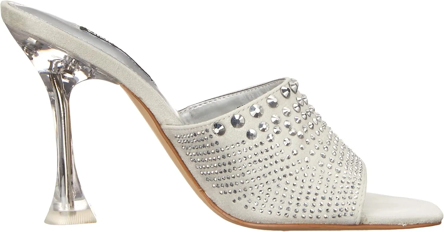 Nine West Women's Ziptip Rhinestone Heeled Sandal