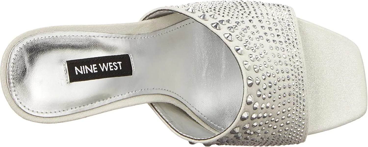 Nine West Women's Ziptip Rhinestone Heeled Sandal