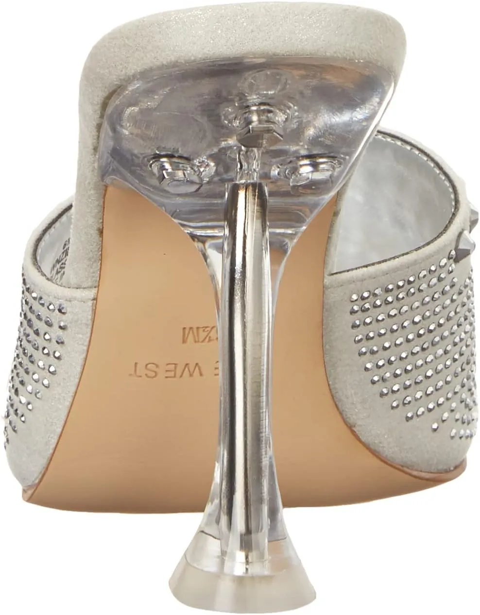 Nine West Women's Ziptip Rhinestone Heeled Sandal