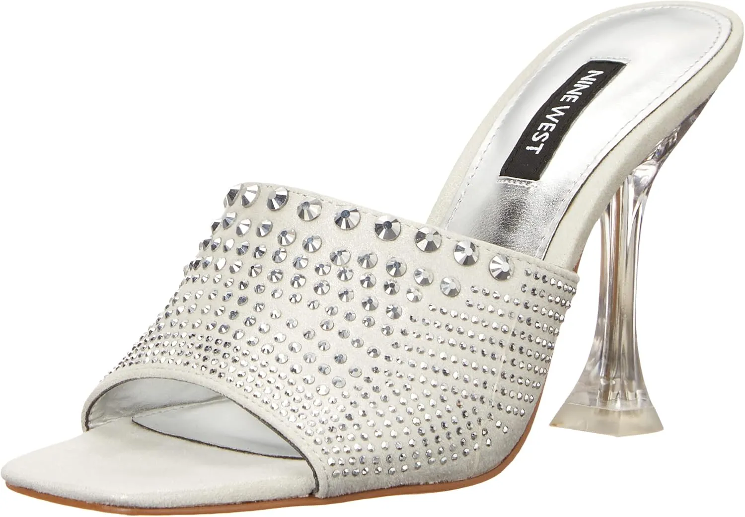 Nine West Women's Ziptip Rhinestone Heeled Sandal