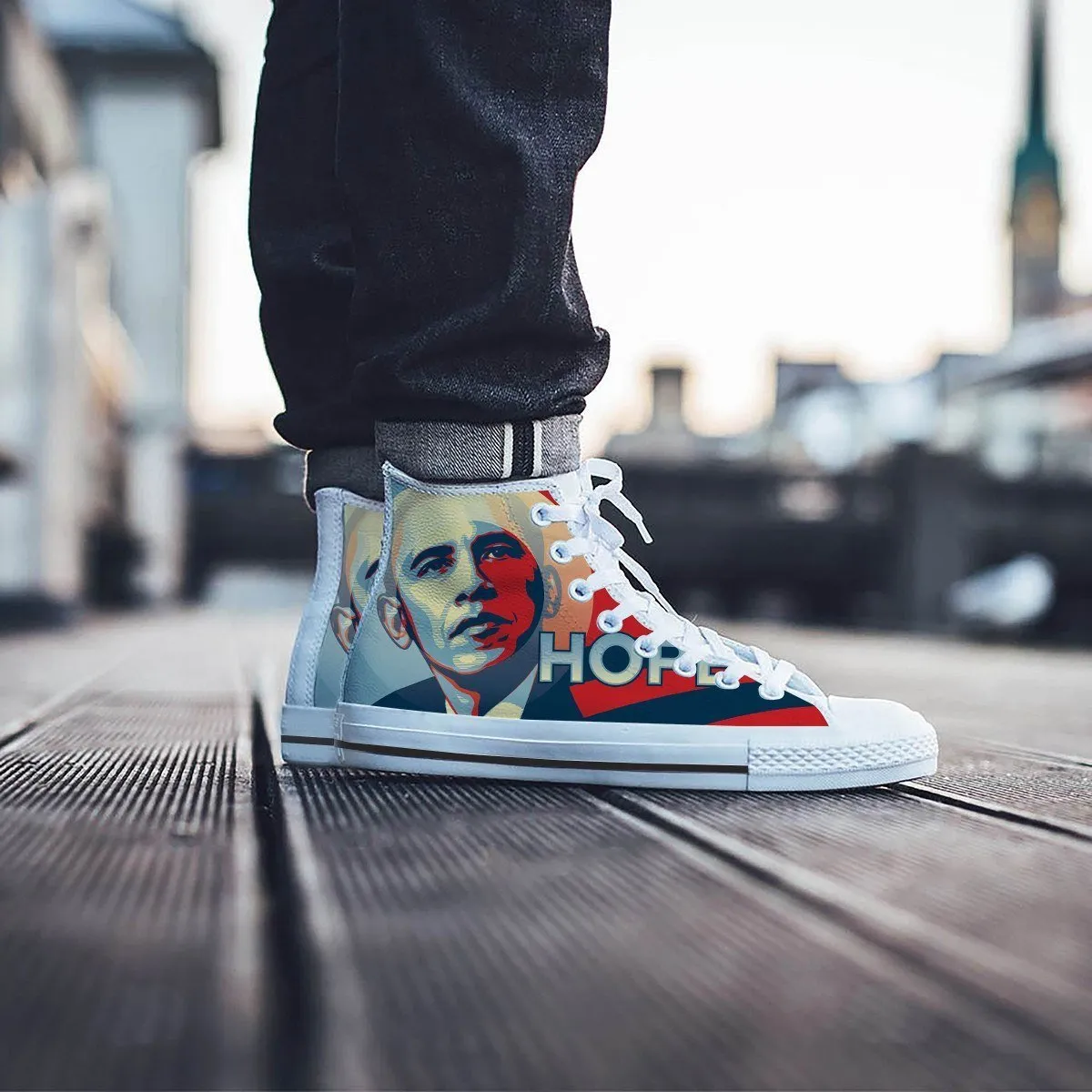 obama hope mens high top sneakers high top