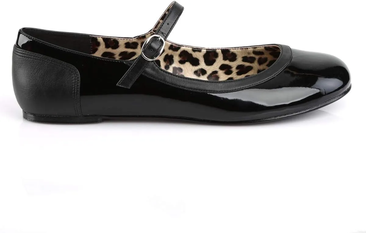 Pleaser Women's Anna02/b-Bpu Ballet Flat
