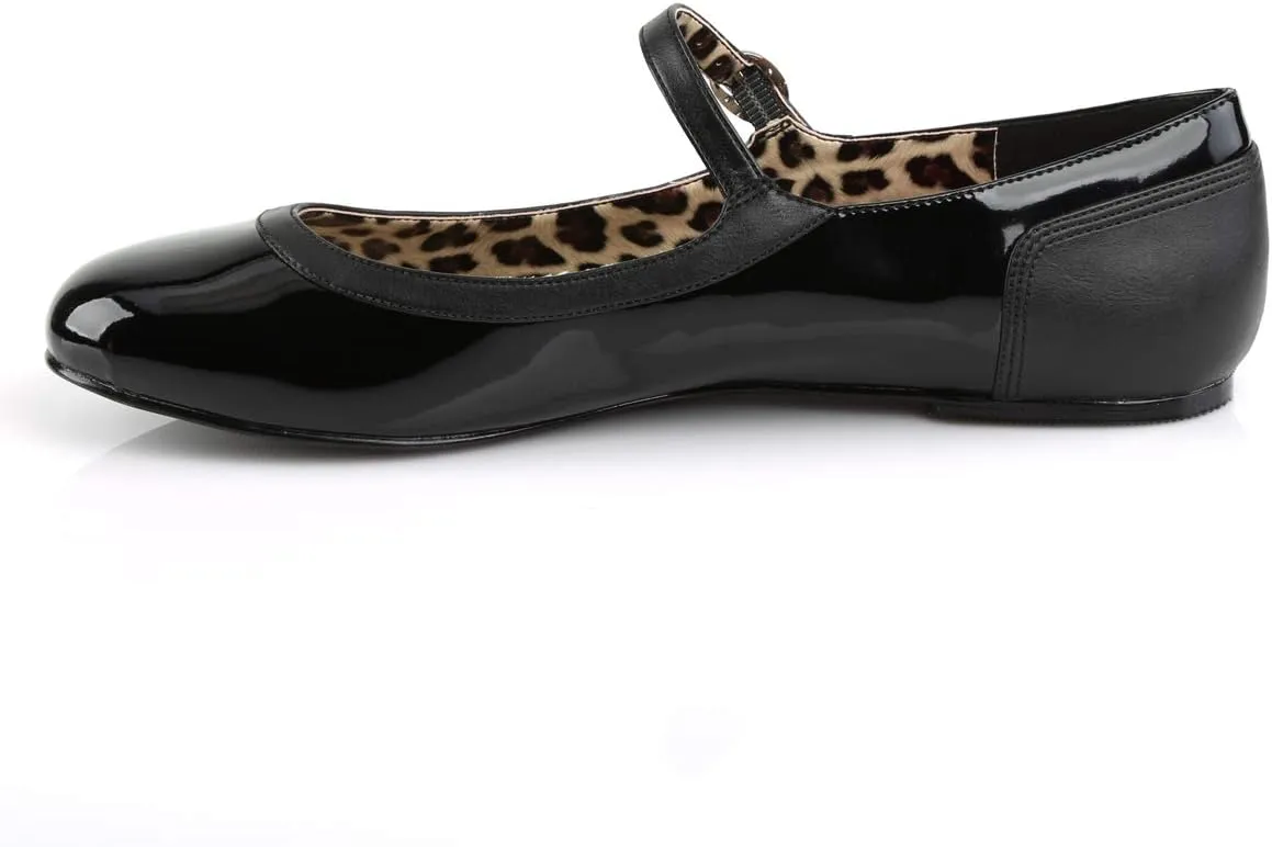 Pleaser Women's Anna02/b-Bpu Ballet Flat