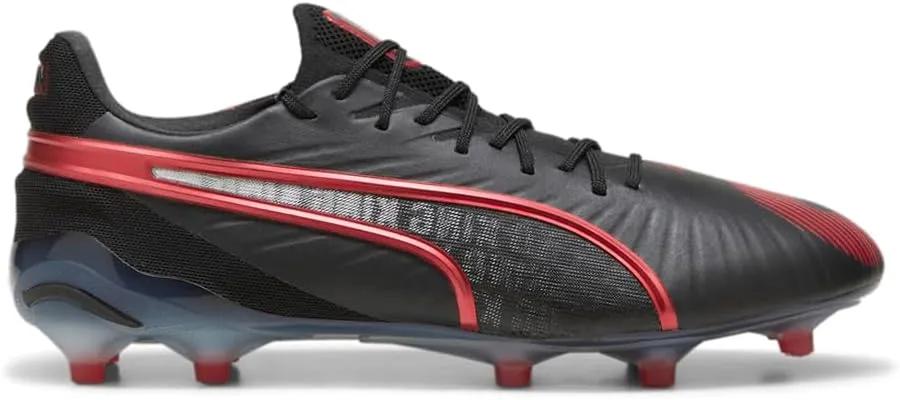 PUMA Mens King Ultimate Launch Edition Firm GroundArtificial Ground Soccer Cleats Cleated, Firm Ground, Turf - Black - Size 11.5 M