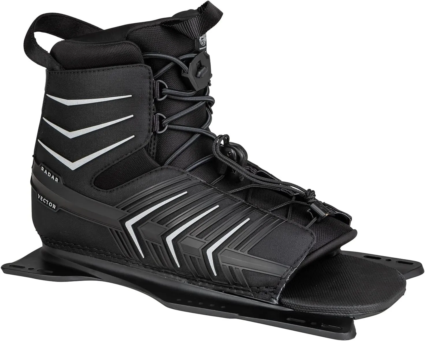 Radar Skis Vector Front Feather Frame Boot - Black/Silver