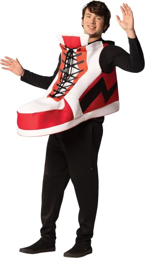 Rasta Imposta Hightop Sneaker Halloween Costume Basketball Shoes Footwear Novelty Party Funny Mens Womens Costumes, Adult One Size