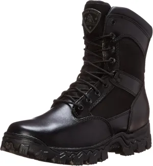 ROCKY Alpha Force Waterproof Public Service Boot, Black, Size 7(WI)
