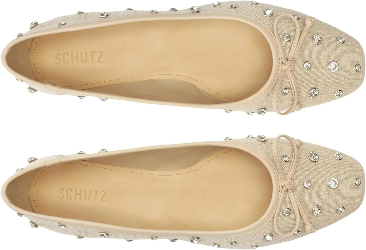 SCHUTZ Women's Arissa Shine Ballet Flat