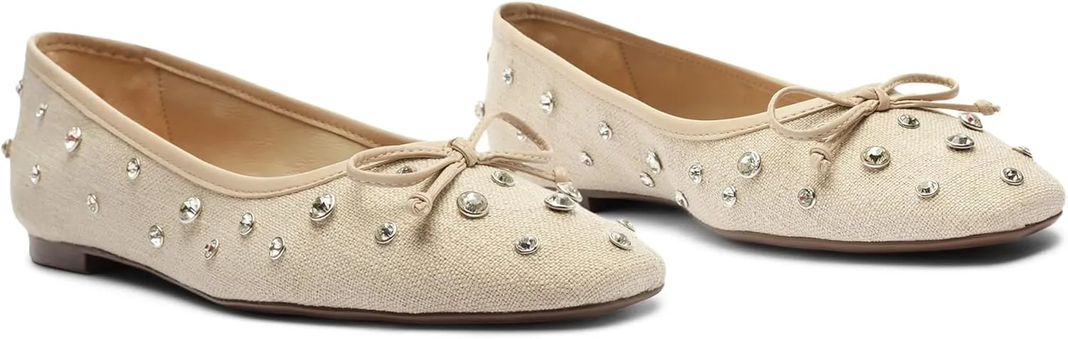 SCHUTZ Women's Arissa Shine Ballet Flat