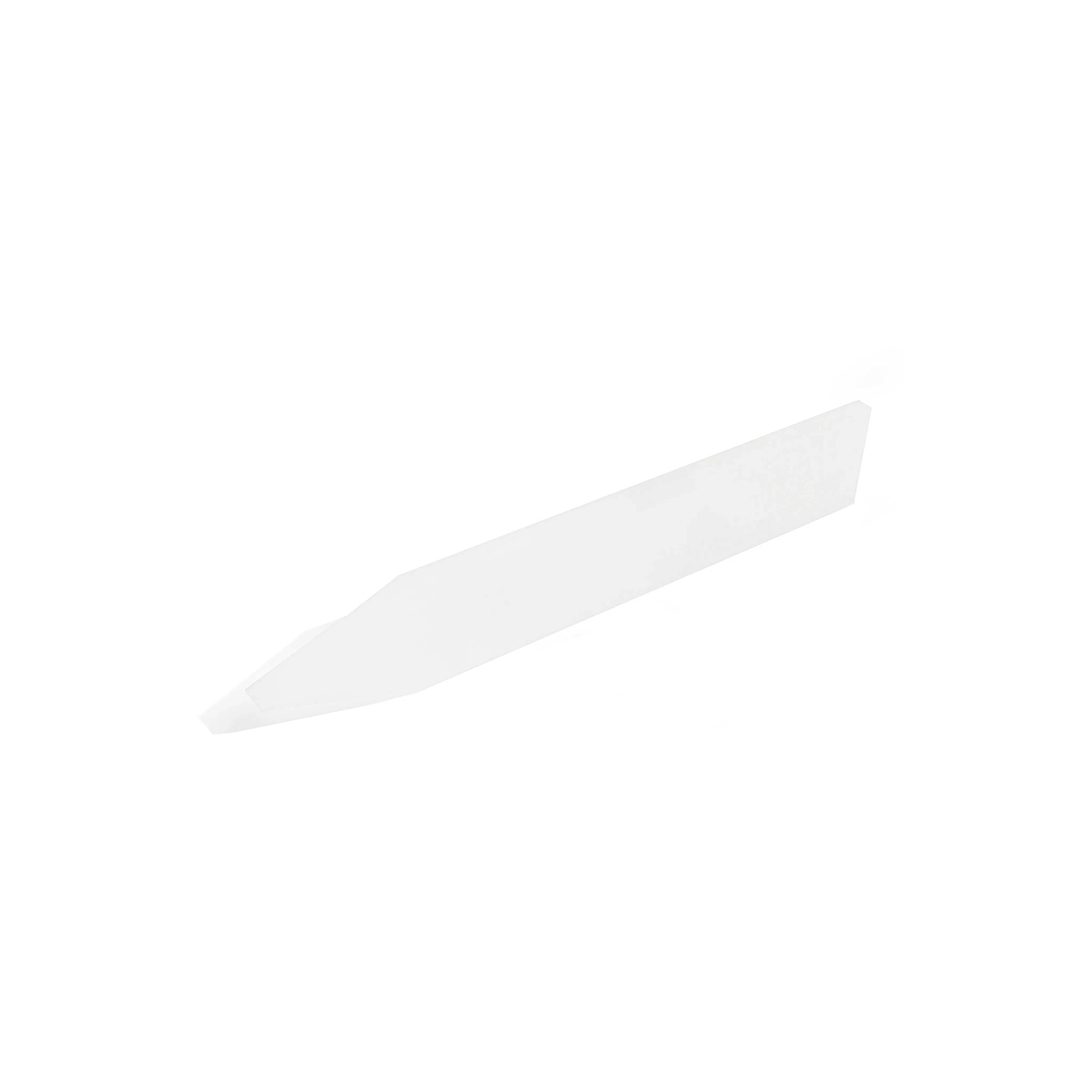 Selenite Flat Pointed Pointed Massage Wand - 8"