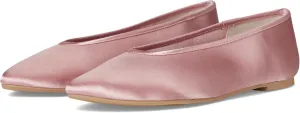 Seychelles Women's Georgette Satin Ballet Flat, Blush, 11