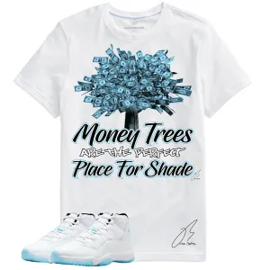 Shirt To Match 11 Legend Blue, Money Tree Unisex Sneaker Graphic Tee,Best Gift,Christmas (White, XXL)