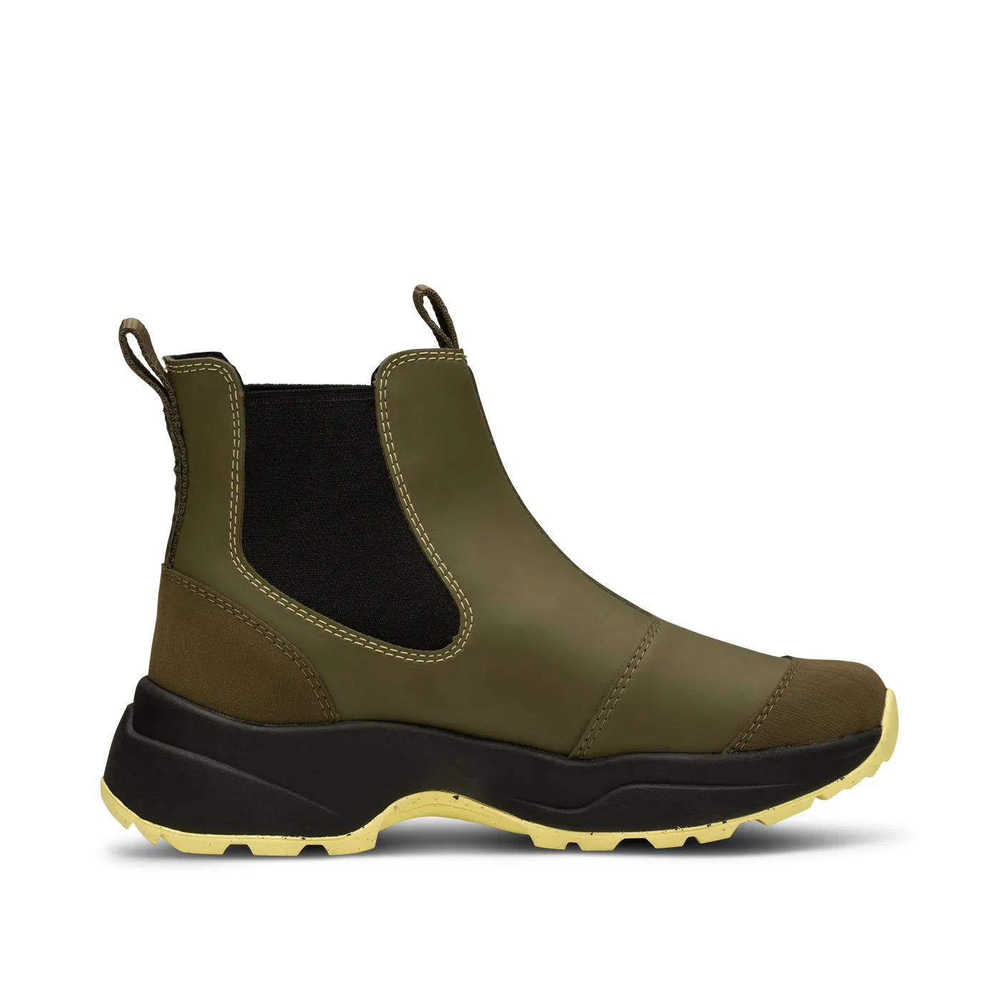 Siri Waterproof - Dark Olive/Pale Lime