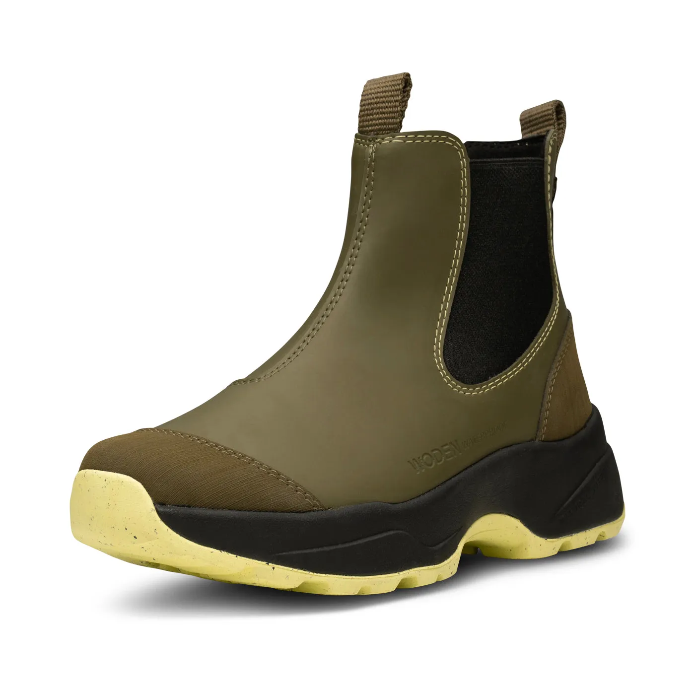 Siri Waterproof - Dark Olive/Pale Lime