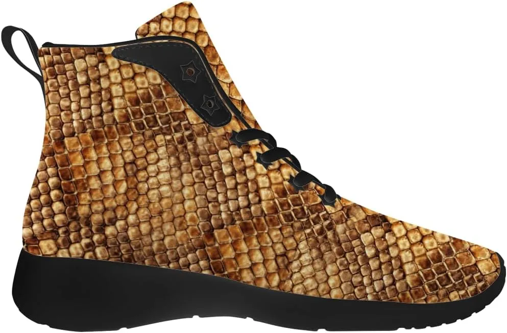 Snake Shoes for Women High Top Sneakers Running Waking Shoes Gifts for Mom Girlfriend
