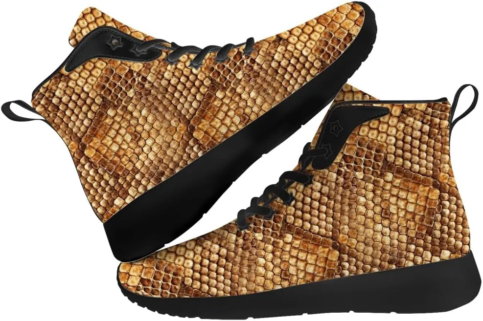 Snake Shoes for Women High Top Sneakers Running Waking Shoes Gifts for Mom Girlfriend