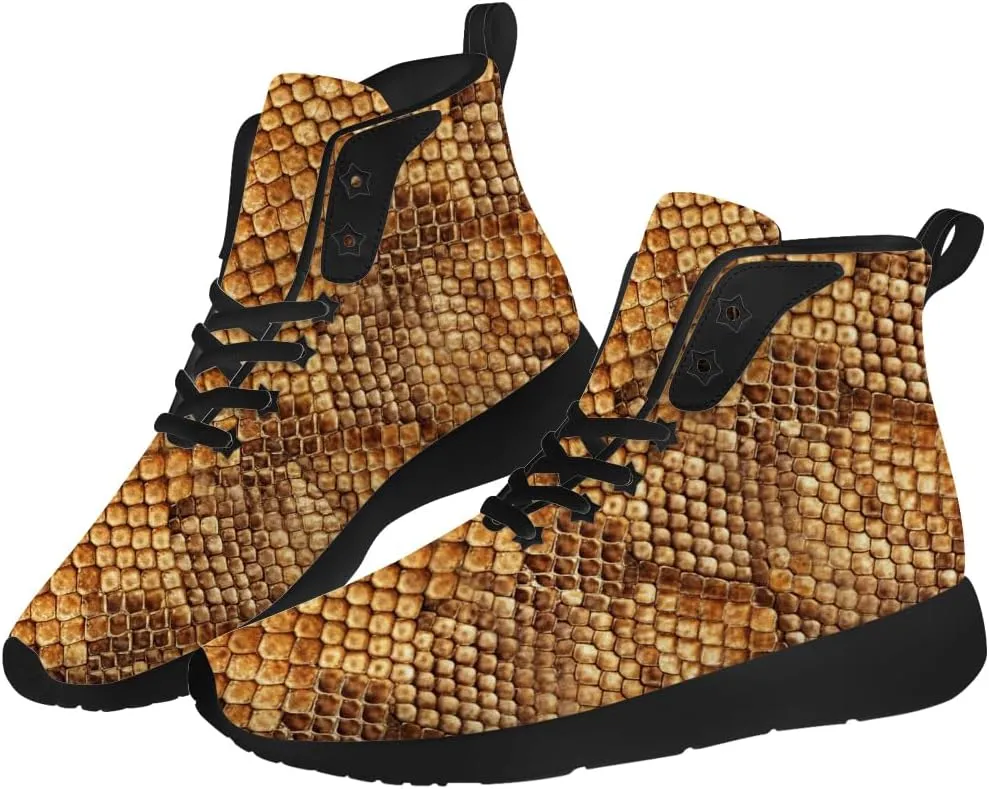 Snake Shoes for Women High Top Sneakers Running Waking Shoes Gifts for Mom Girlfriend