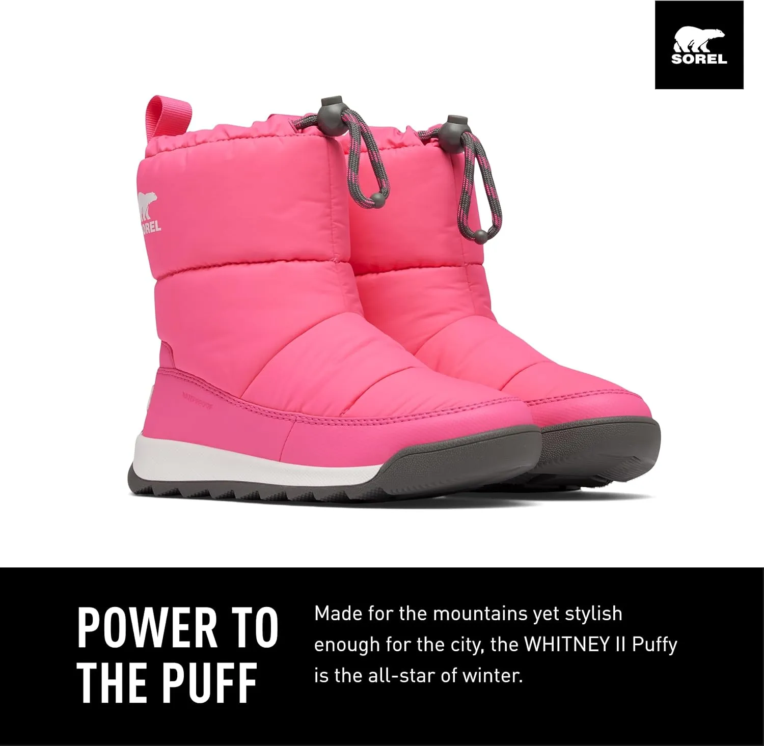 Sorel Children's Whitney ll Plus Puffy Waterproof Boot