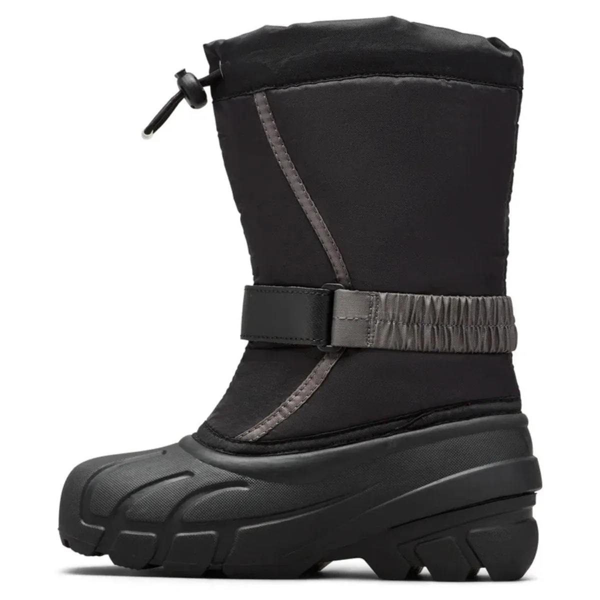Sorel Kid's Flurry Black/City Grey Waterproof