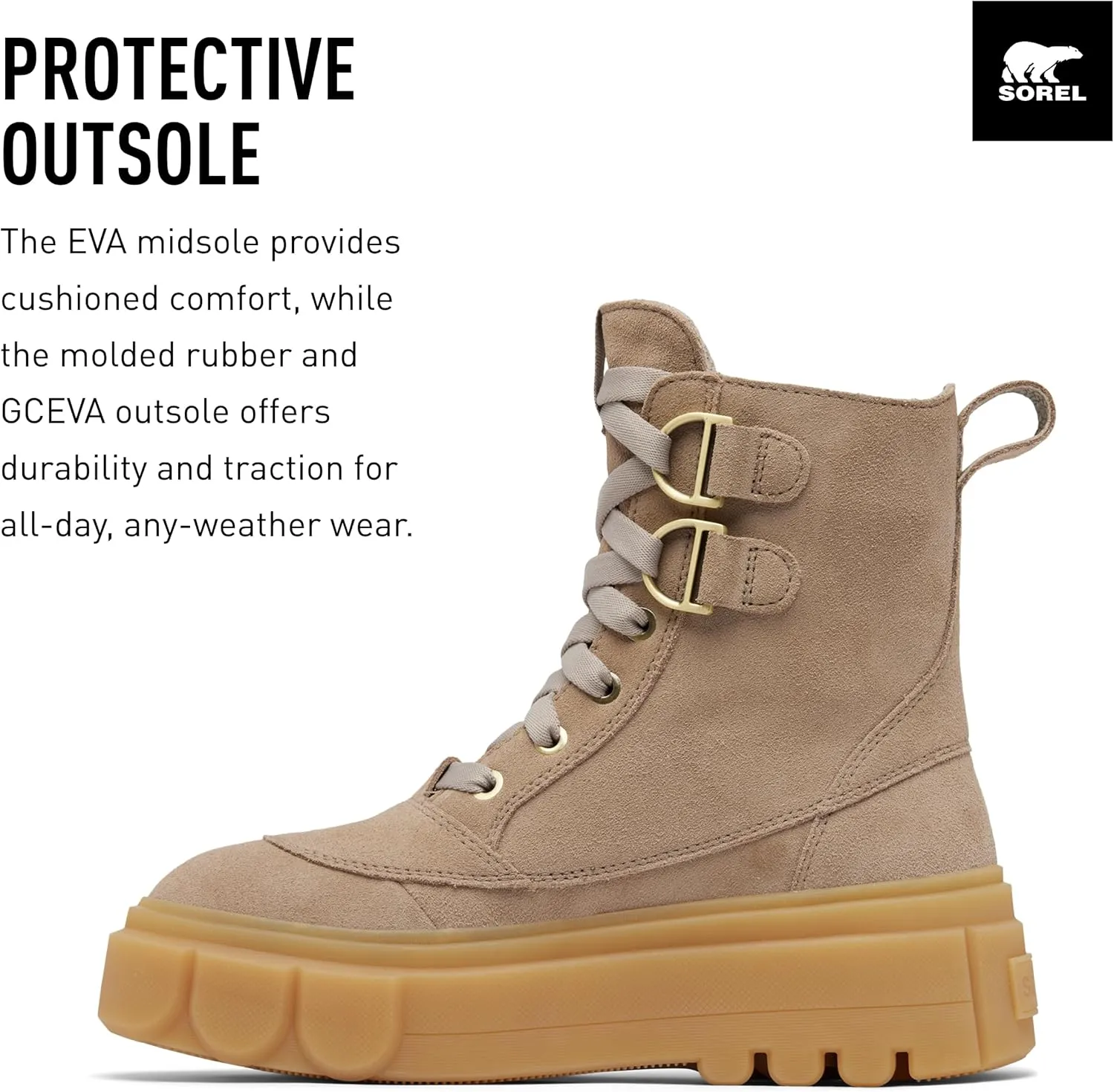 SOREL Women's Caribou X Lace Waterproof Boot