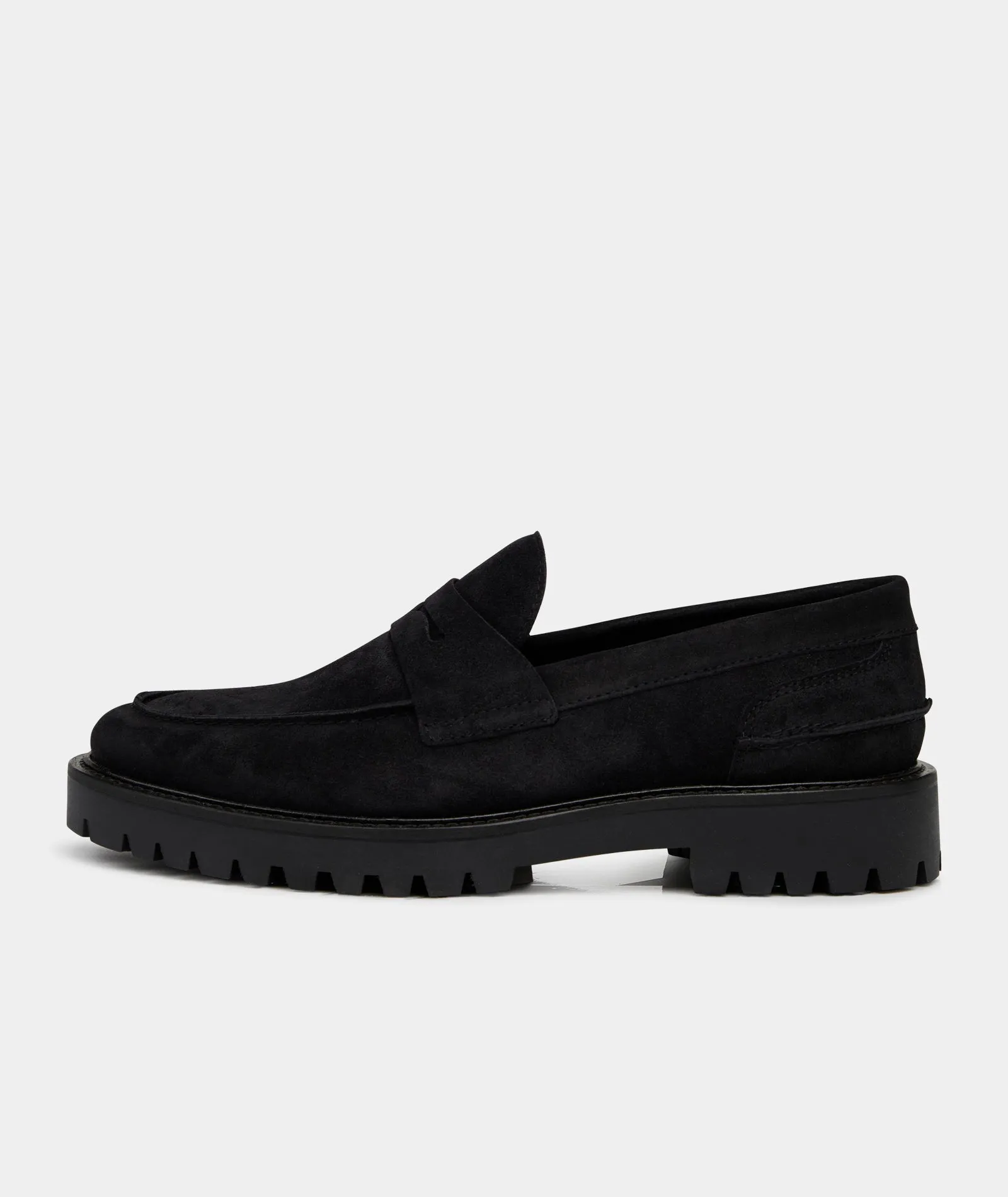 Suede Luxurious - Aaron Black Last chance Loafer Penny