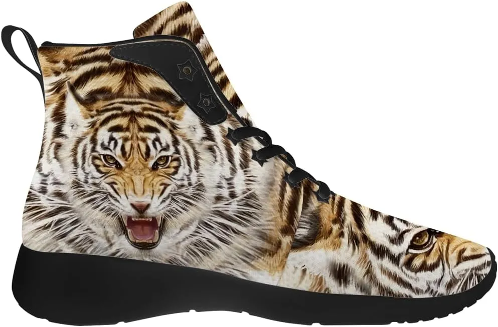 Tiger Shoes for Women Men High Top Sneakers High Top Shoes Gifts for Boyfriend Girlfriend