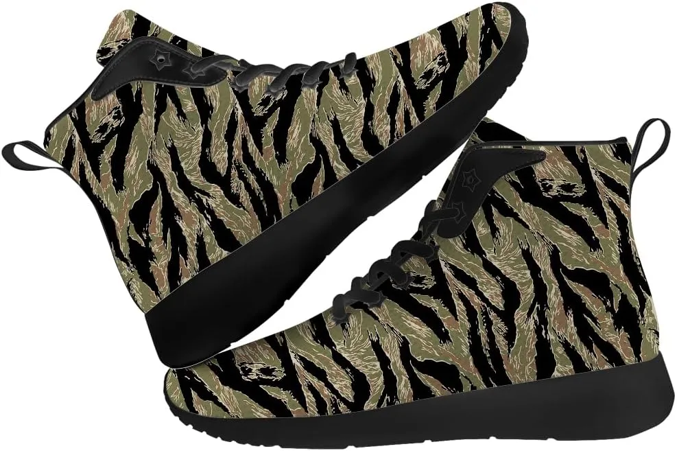 Tiger Shoes for Women Men High Top Sneakers High Top Shoes Gifts for Boyfriend Girlfriend