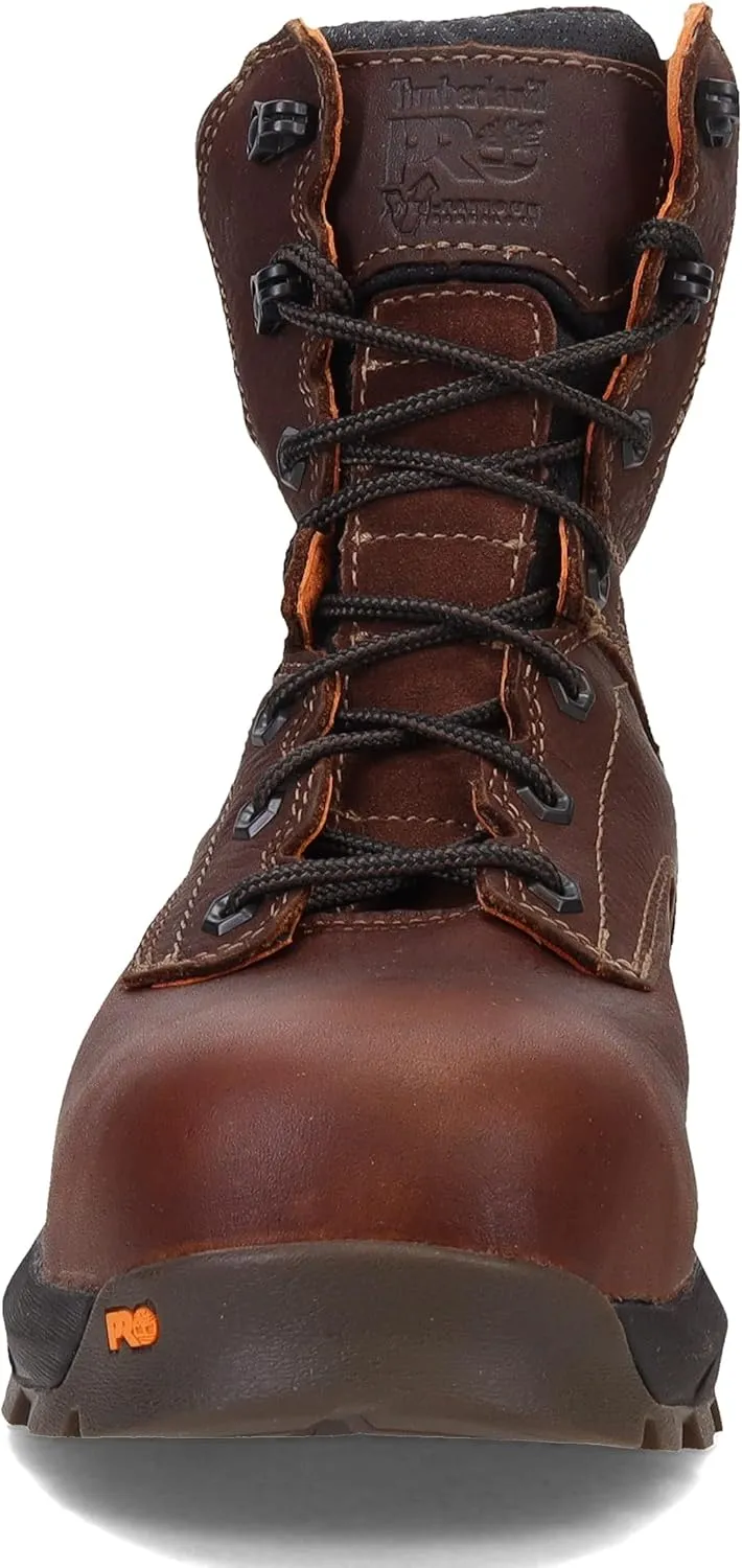 Timberland PRO Men's 8" Composite Safety, Titan EV 8in Comp Toe Waterproof Boot