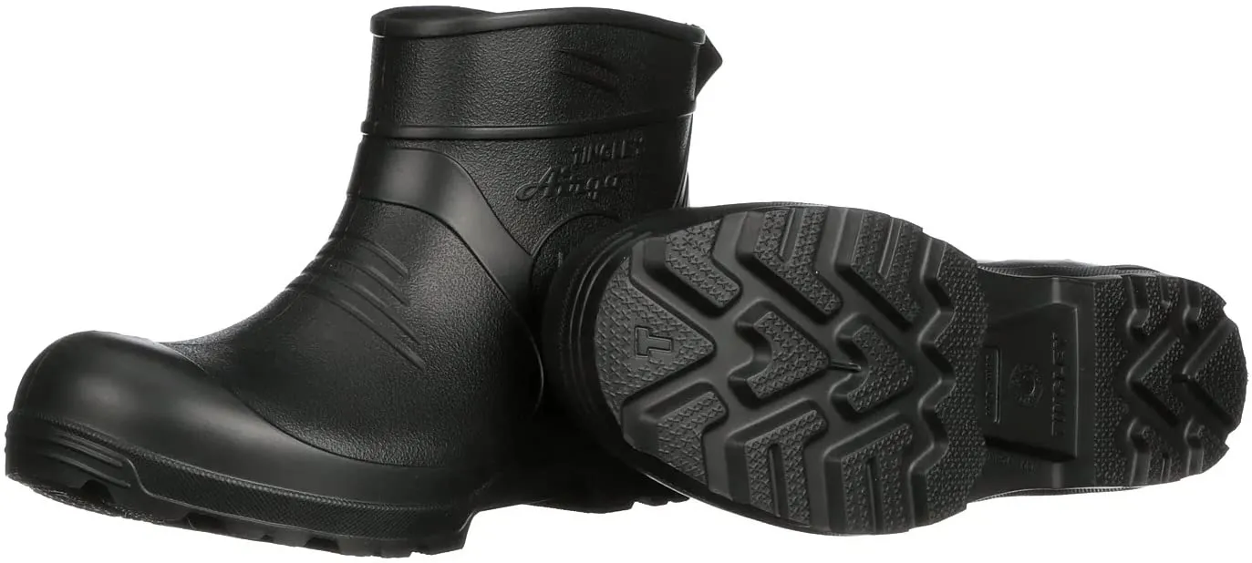 Tingley Airgo 21121 Ultra Lightweight EVA Low Cut Boot with Cleated Outsole, Mens 9 / Womens 11, Black