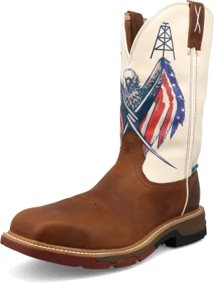 Twisted X Men's 12" Western Work Boot Nano Toe - Mxbnw05