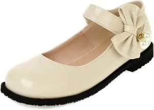 UniqueStride Womens Ballet Mary Janes Flats Patent Leather Platform Low Heels Pumps Round Toe Buckle Strap Cute Shoes