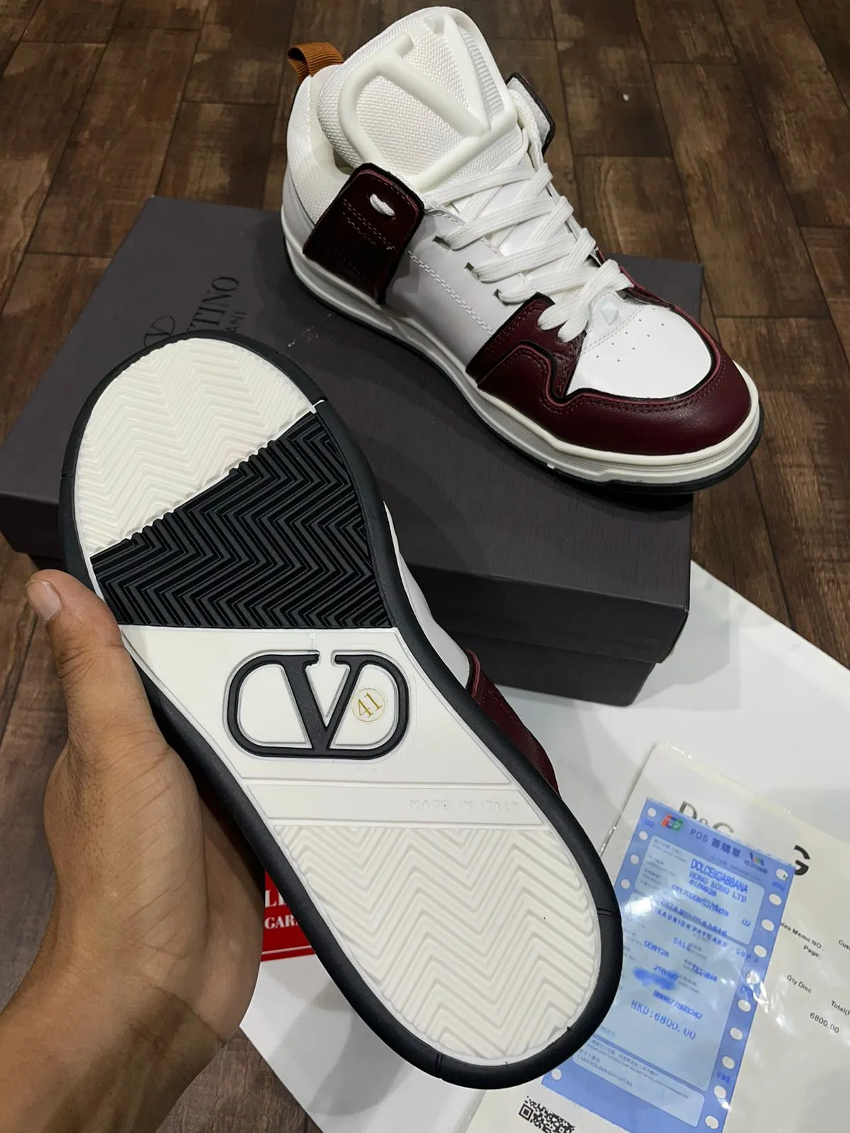 VALENTINO || Garavani Open Skate Low Top Trainers Sneaker