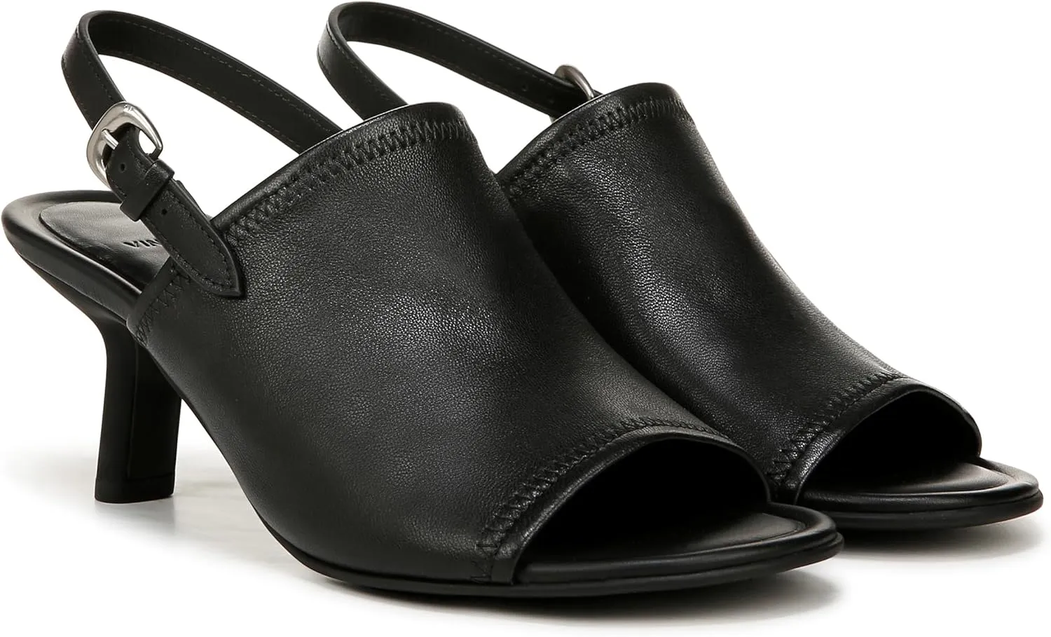 Vince Womens Jana Slingback Heeled Sandal