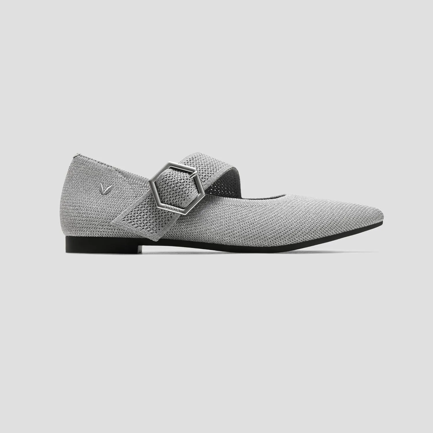 VIVAIA Maria Pointed-Toe Mary-Jane Flats Shoes for Women Washable Ballet Flats Comfortable Casual Shoes with AdaptAll Strap Dressy