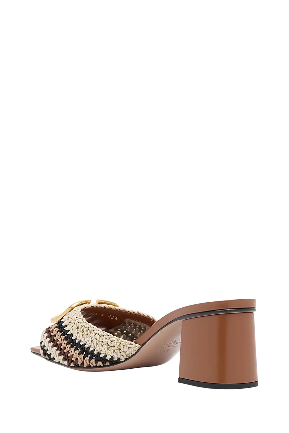 VLogo Crochet Slide Sandals