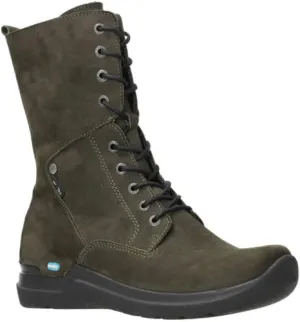 Wolky Women's Zigzag Water Resistant Mid Calf Boot