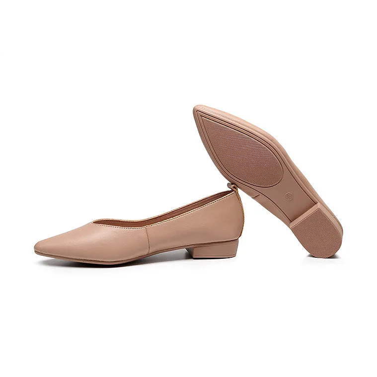 WOMEN POINTED FLAT 4366