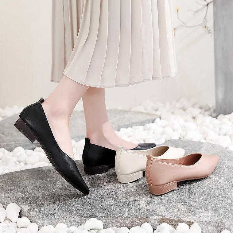 WOMEN POINTED FLAT 4366