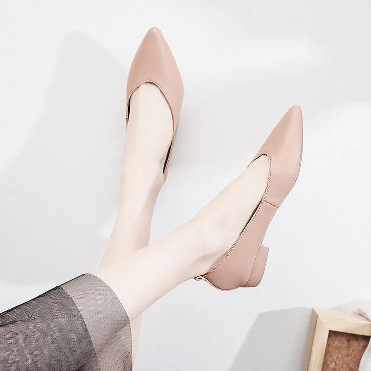 WOMEN POINTED FLAT 4366