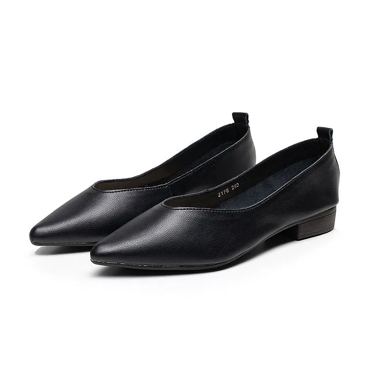 WOMEN POINTED FLAT 4366