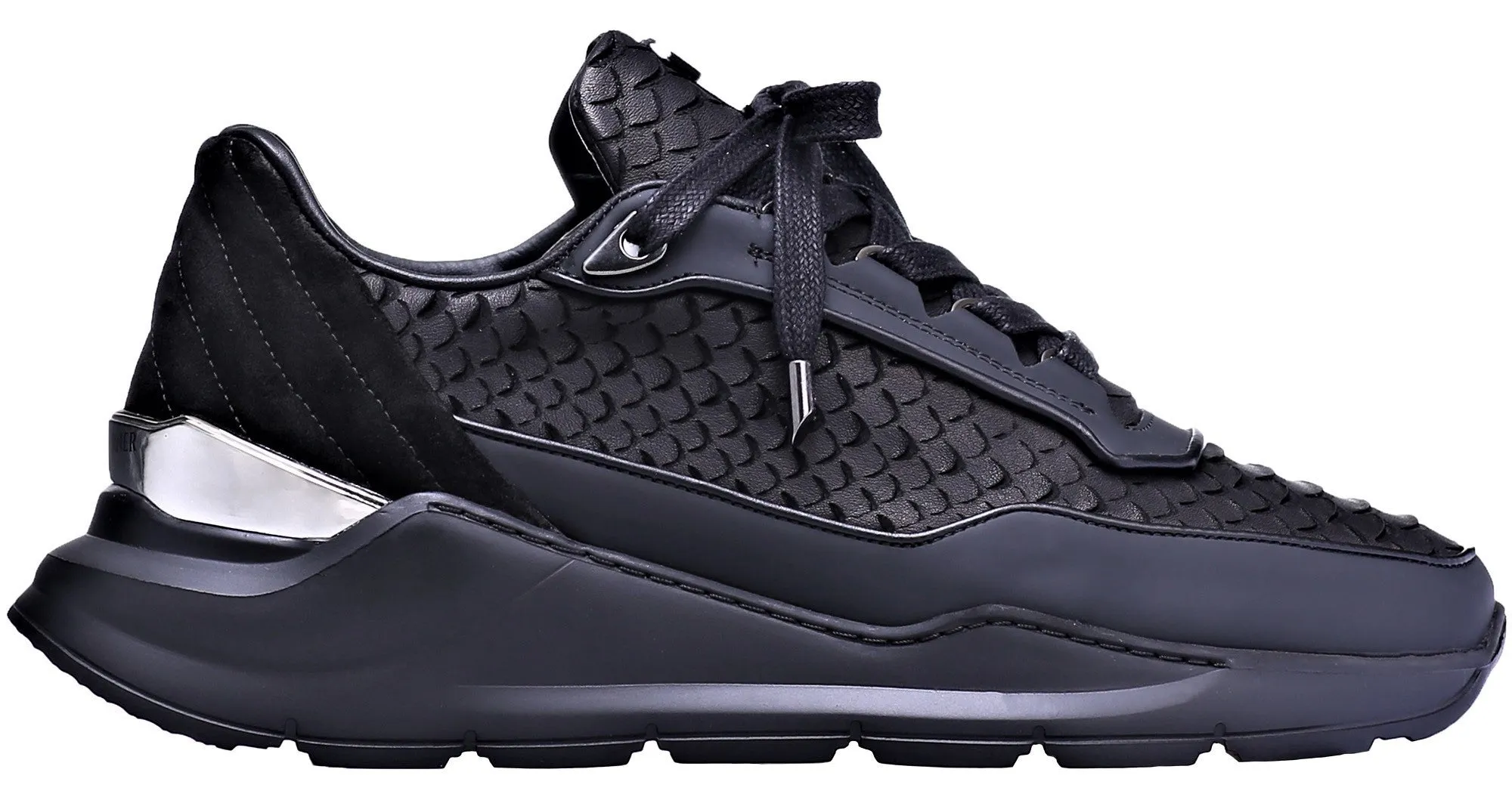 Women's Low-Top Bnj Hector Python Cut-Matt Nappa
