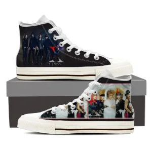 x japan ladies high top sneakers