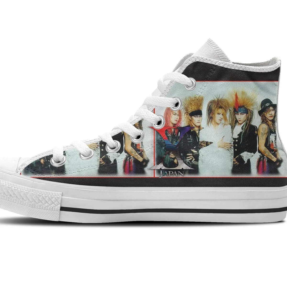 x japan ladies high top sneakers