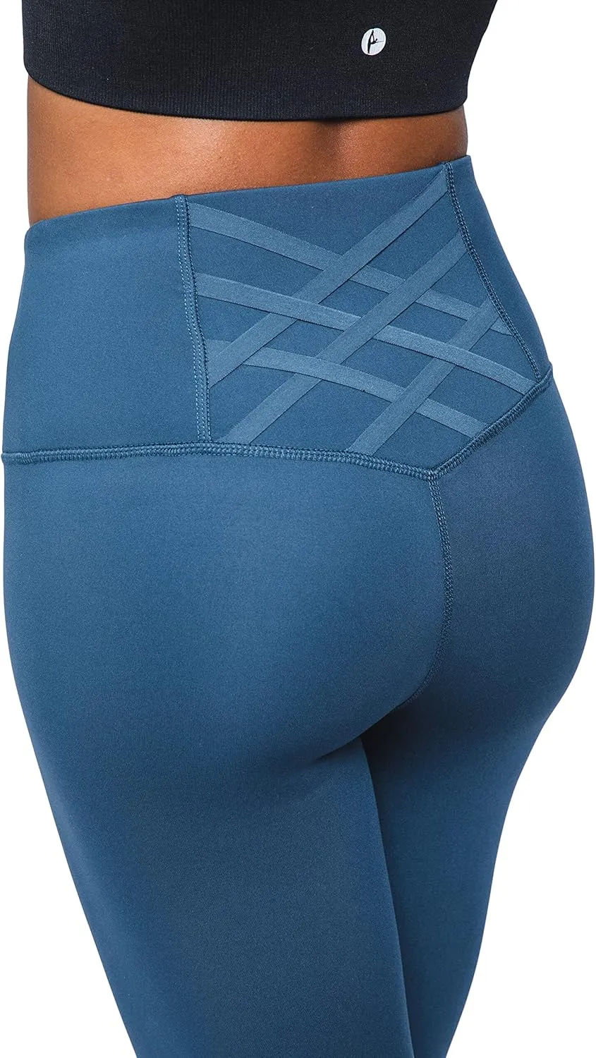 Yogalicious High Waist Squat Proof Criss Cross V-Back Ankle Length Leggings